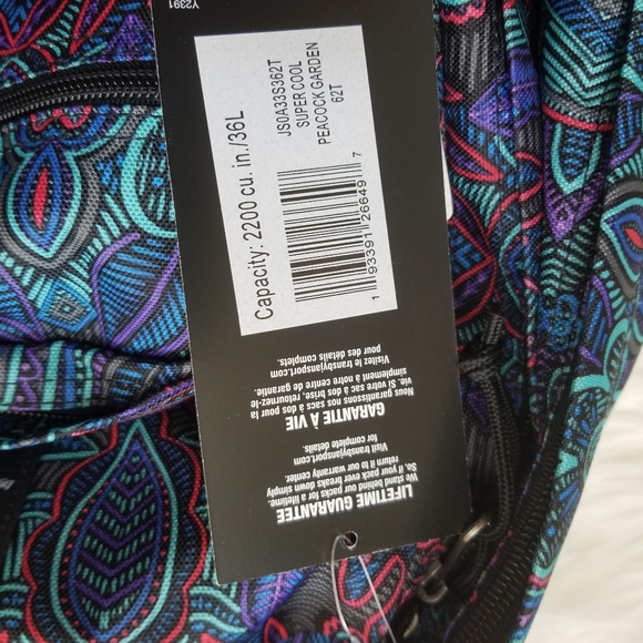 Trans by Jansport Back Pack - Picture 4 of 4